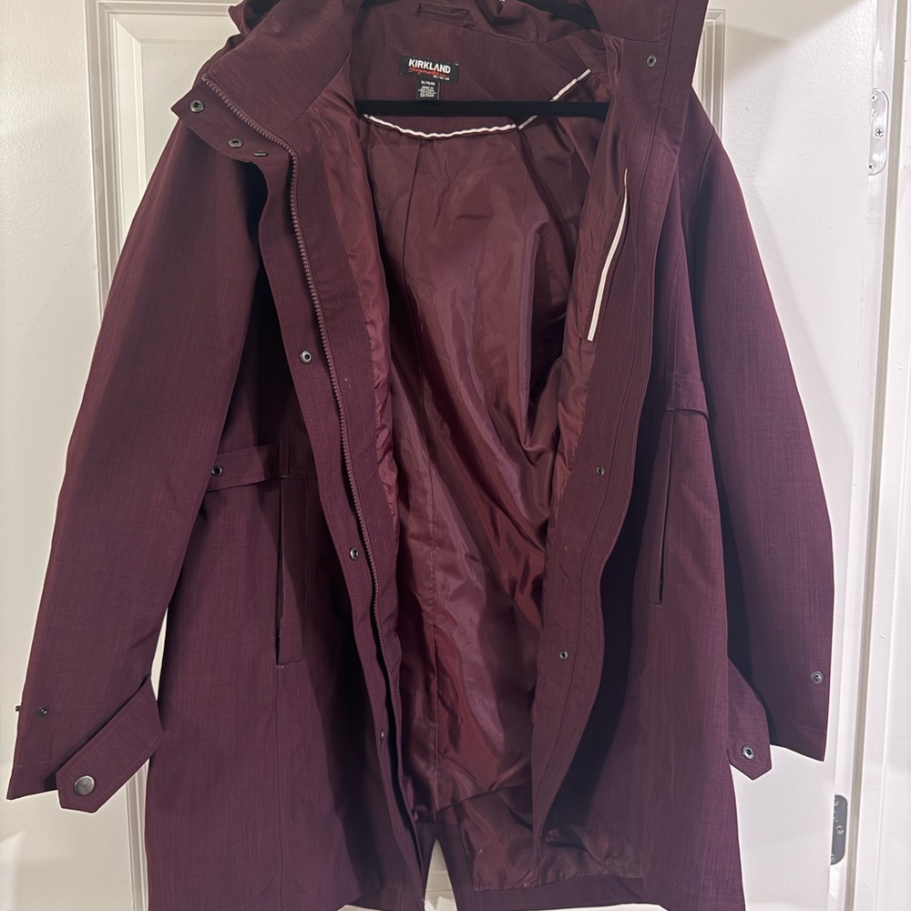 Kirkland Signature Trench Coat with Detachable Hood